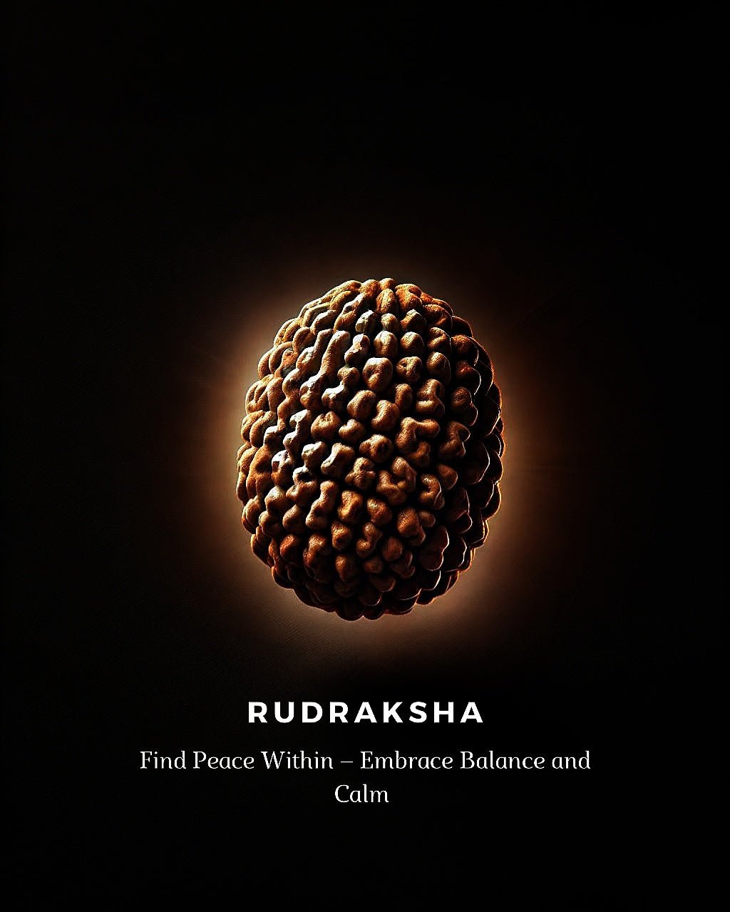 ROYAL 55 BEADS MUDRA CHAIN | BLACK RUDRAKSHA STEEL | SILVER MATTE GEM | 5MM | 32GR