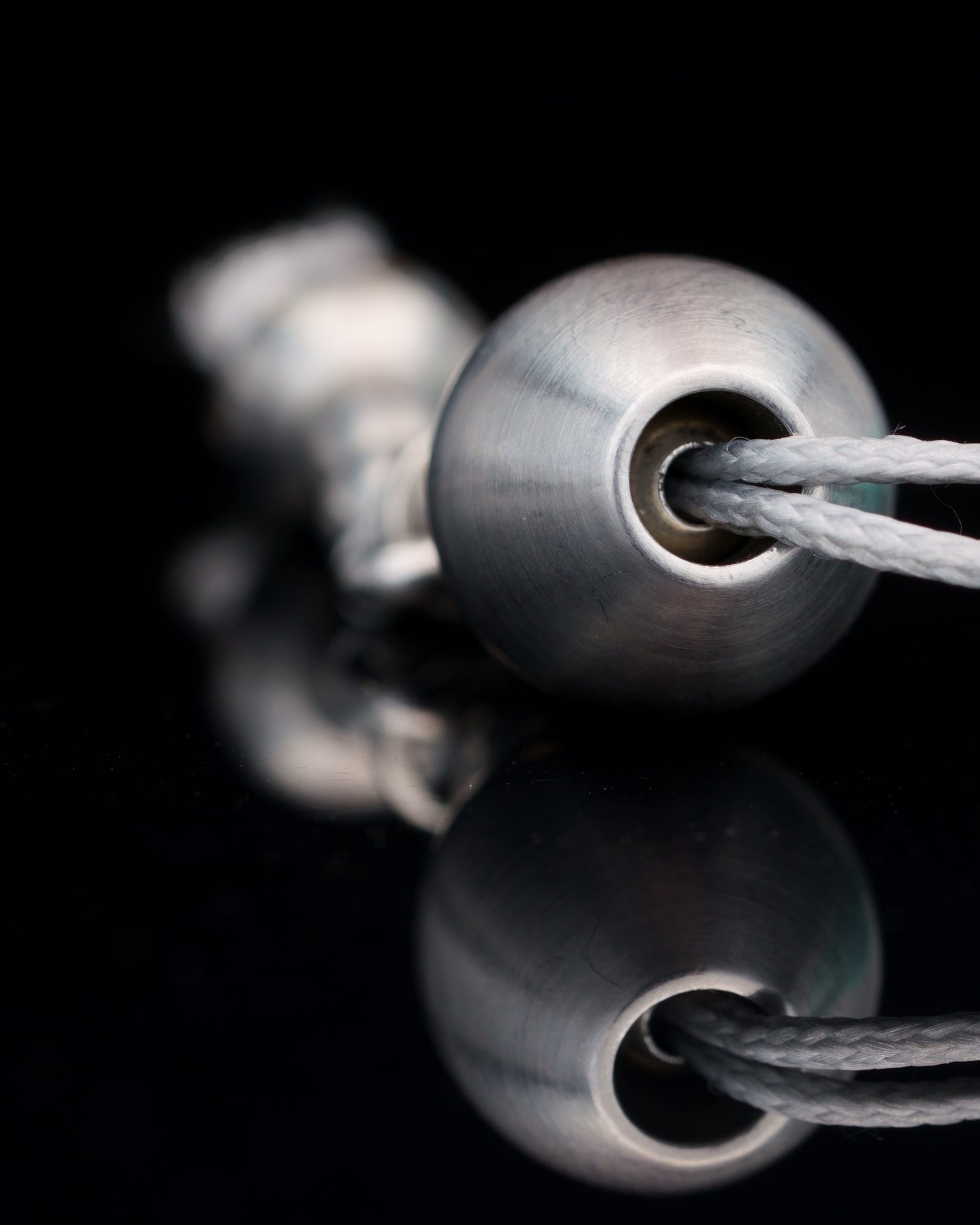 ROYAL MUDRA CHAIN | SILVER RUDRAKSHA STEEL | 6MM