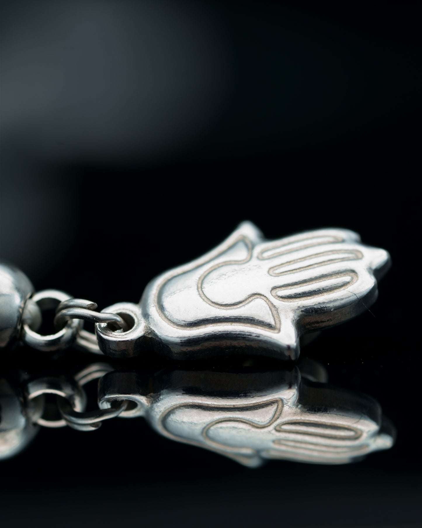 JABBAWOKEY | RUDRAKSHA STEEL | TORQUIZE GEM | MATE MAIN BEAD | HAMSA PENDANT | 6MM