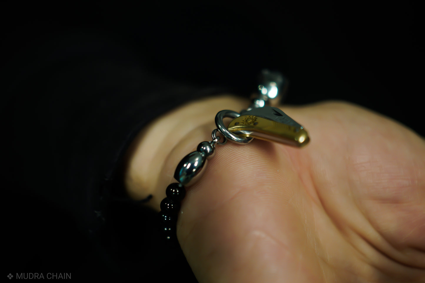 SIKH BRACELET | SKULL HEAD | STEEL BEADS | 5MM