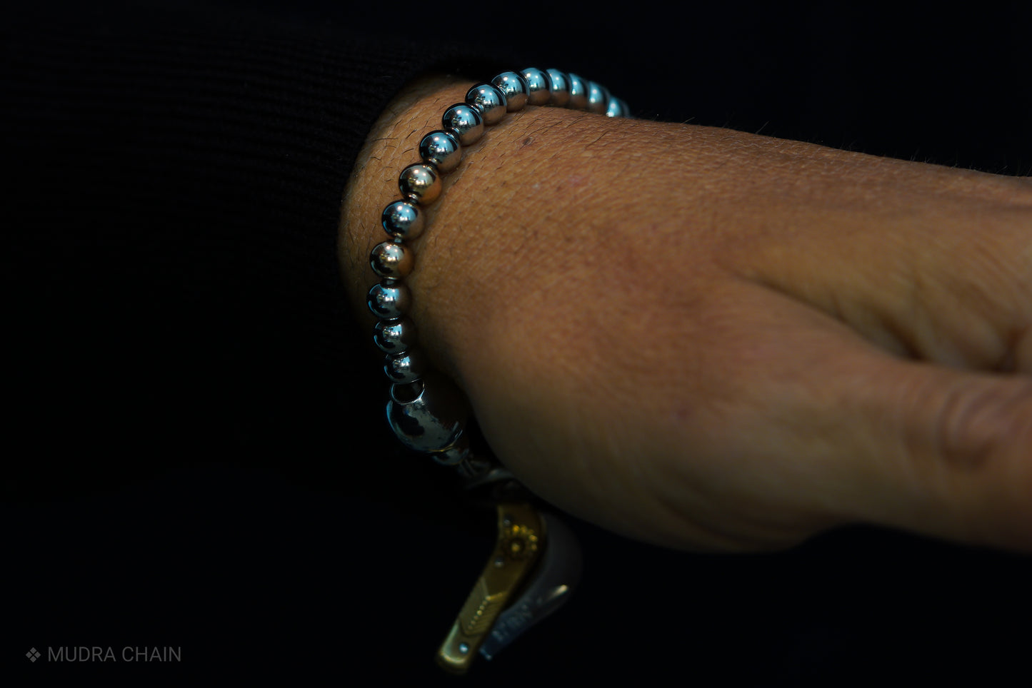 SIKH BRACELT | ROSE GPOLD STEEL BEADS | 6MM