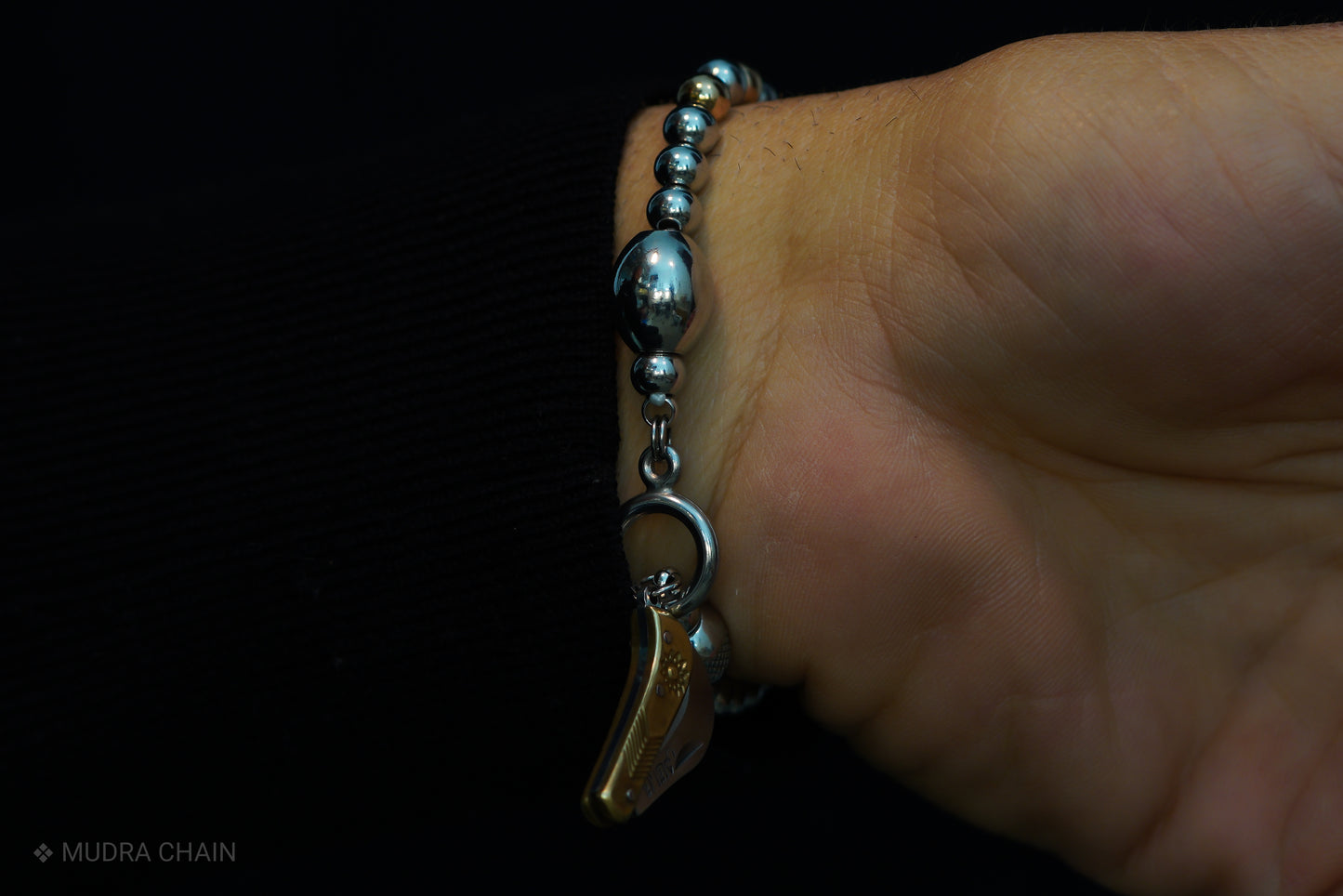 SIKH BRACELT | ROSE GPOLD STEEL BEADS | 6MM