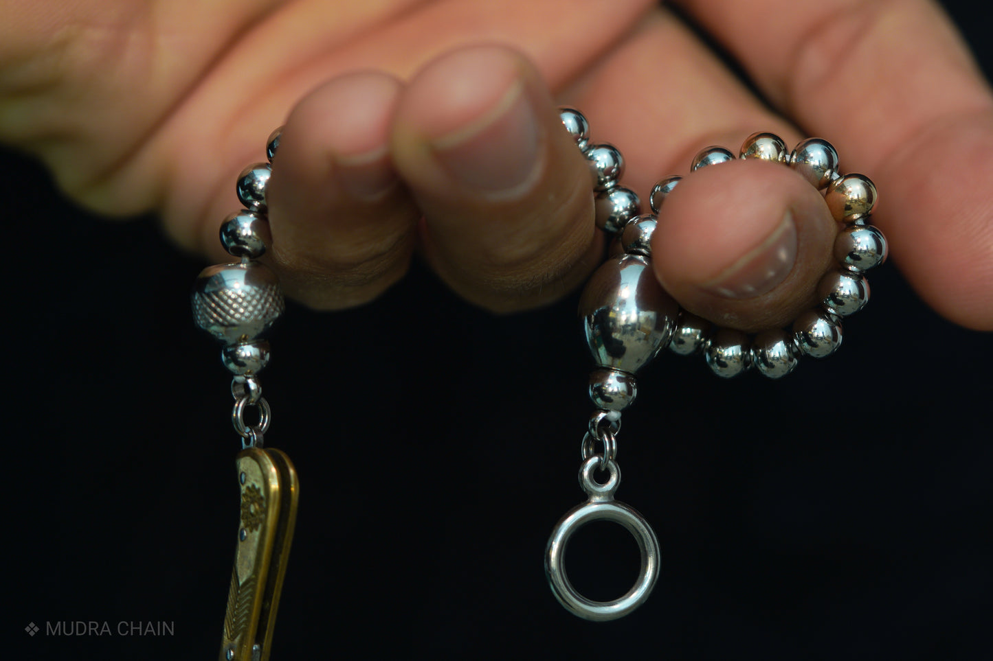 SIKH BRACELT | ROSE GPOLD STEEL BEADS | 6MM