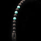BLACK MAMBA BRACELET⬩TOURMALINE GEMS⬩ TURQUOISE THREE DOTS 6MM