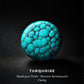 JABBAWOKEY | RUDRAKSHA STEEL | TORQUIZE GEM | MATE MAIN BEAD | HAMSA PENDANT | 6MM