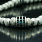 HARA NECKLACE | RUDRAKSHA TEXTURE STEEL BEADS | TOURQUIZE PENDANT