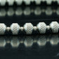 HARA NECKLACE | RUDRAKSHA TEXTURE STEEL BEADS | TOURQUIZE PENDANT