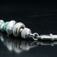 HARA NECKLACE | RUDRAKSHA TEXTURE STEEL BEADS | TOURQUIZE PENDANT