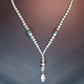 HARA NECKLACE | RUDRAKSHA TEXTURE STEEL BEADS | TOURQUIZE PENDANT