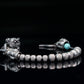 DRAGON MUDRA | RUDRAKSHA STEEL | TOURQUIZE GEM | 6-8MM