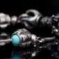 DRAGON MUDRA | RUDRAKSHA STEEL | TOURQUIZE GEM | 6-8MM