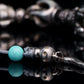 DRAGON MUDRA | RUDRAKSHA STEEL | TOURQUIZE GEM | 6-8MM